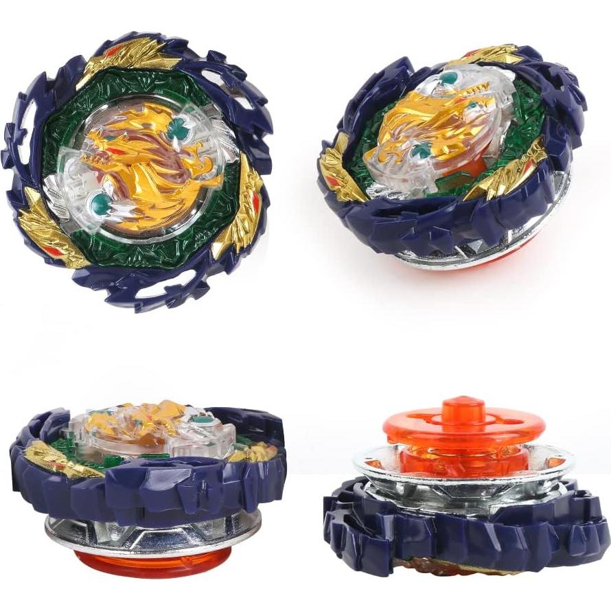 Conjunto de Juguetes de Batalla Bey con 4 Trompos y 2 Lanzadores