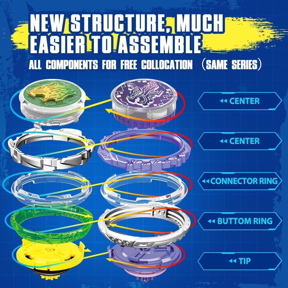 Peonza de Batalla INFINITY NADO Leopardo con Lanzador