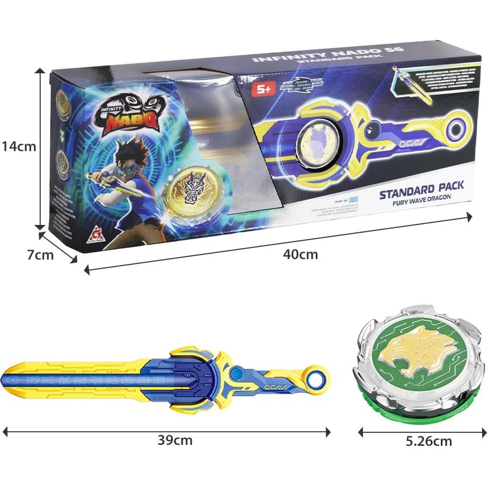 Peonza de Batalla INFINITY NADO Leopardo con Lanzador