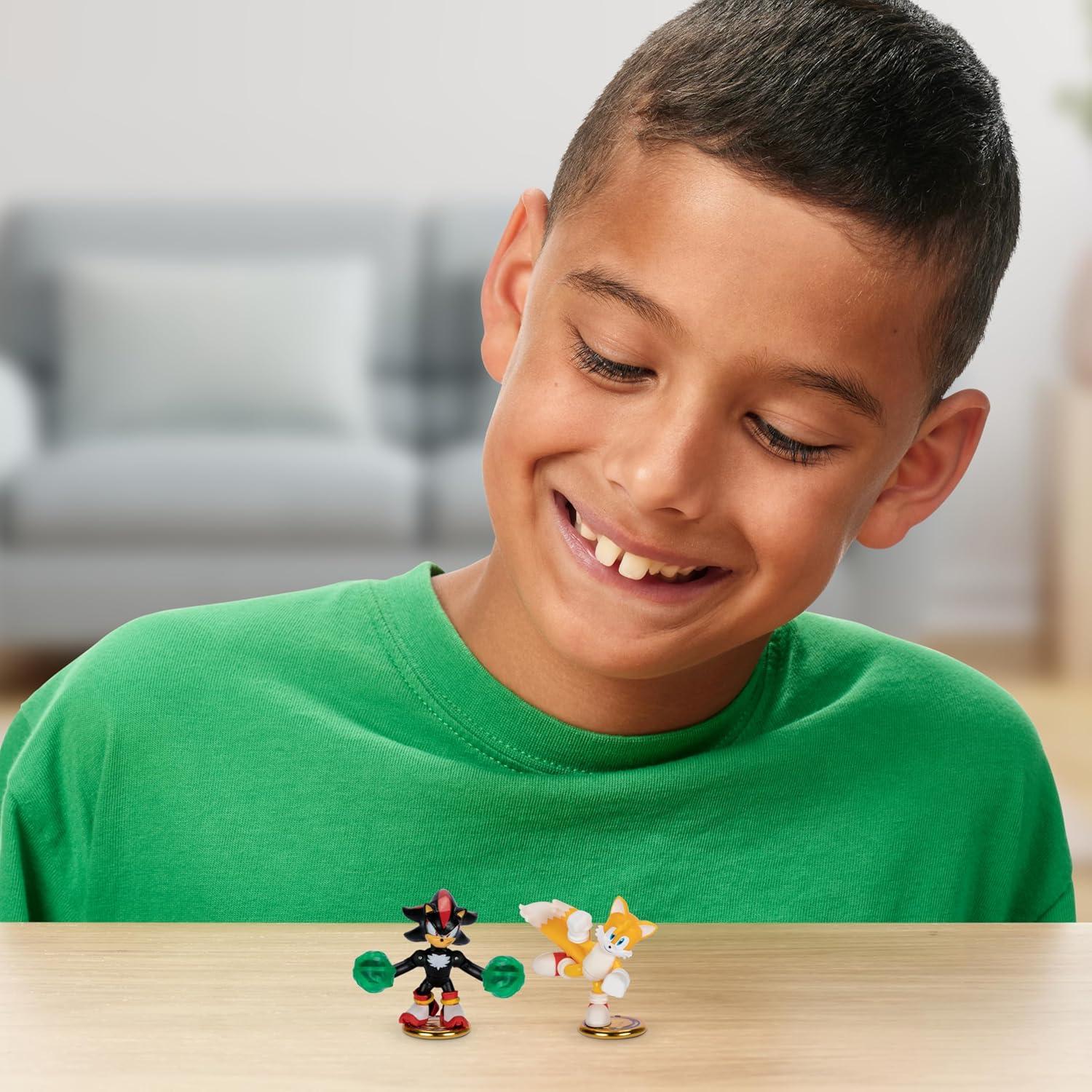 Paquete Versus Akedo Sonic Tails y Shadow 5.72 cm