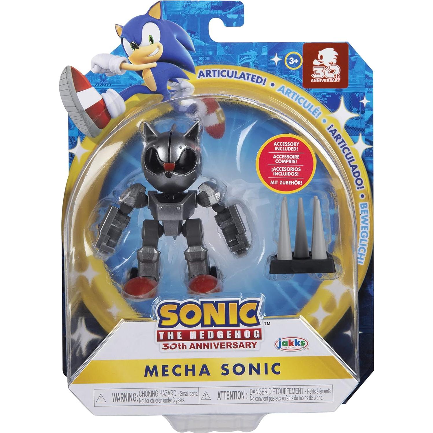 Figura de Acción Sonic The Hedgehog 10.16 cm Mecha Sonic