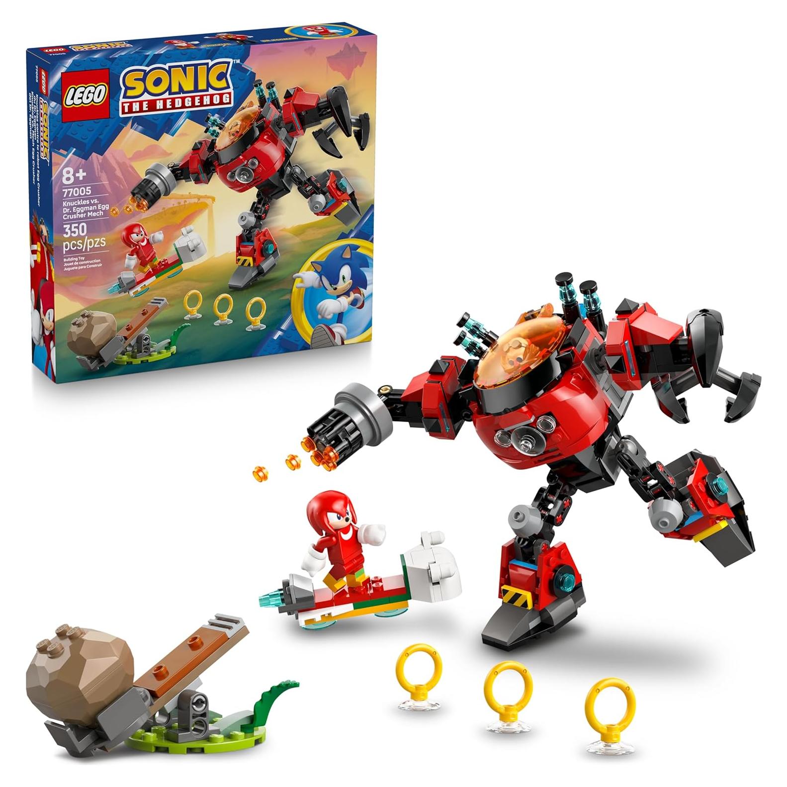 LEGO Sonic Knuckles vs. Dr. Eggman Mech 77005 - 350 Piezas