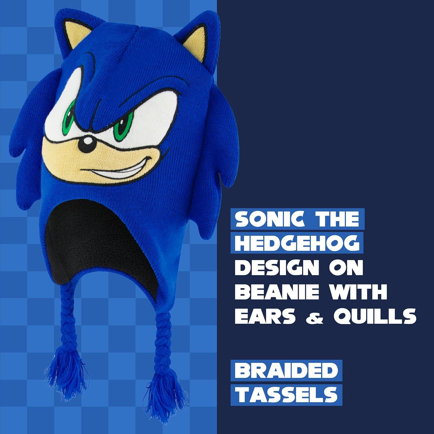 Conjunto Gorro y Guantes Sonic The Hedgehog Concept One