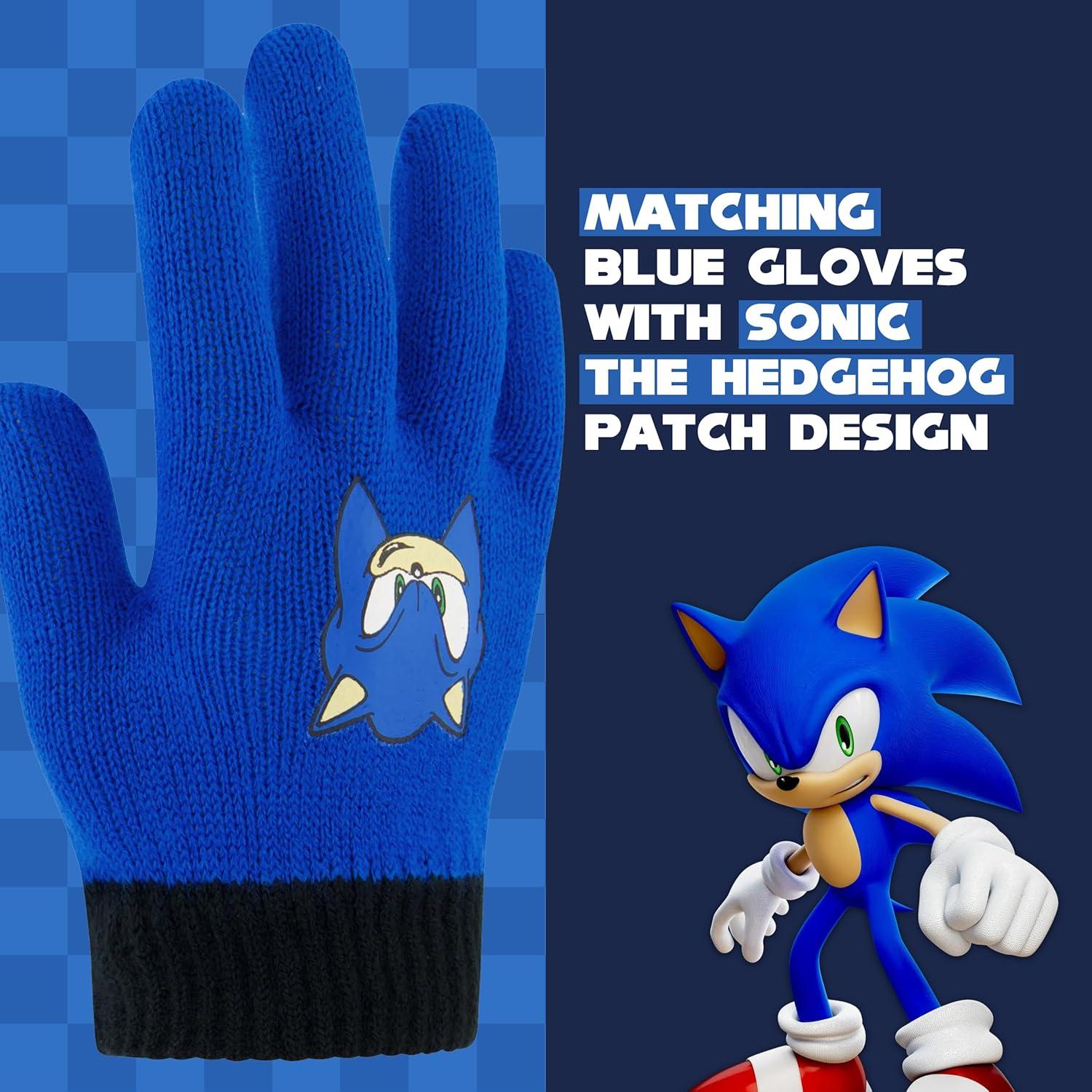 Conjunto Gorro y Guantes Sonic The Hedgehog Concept One