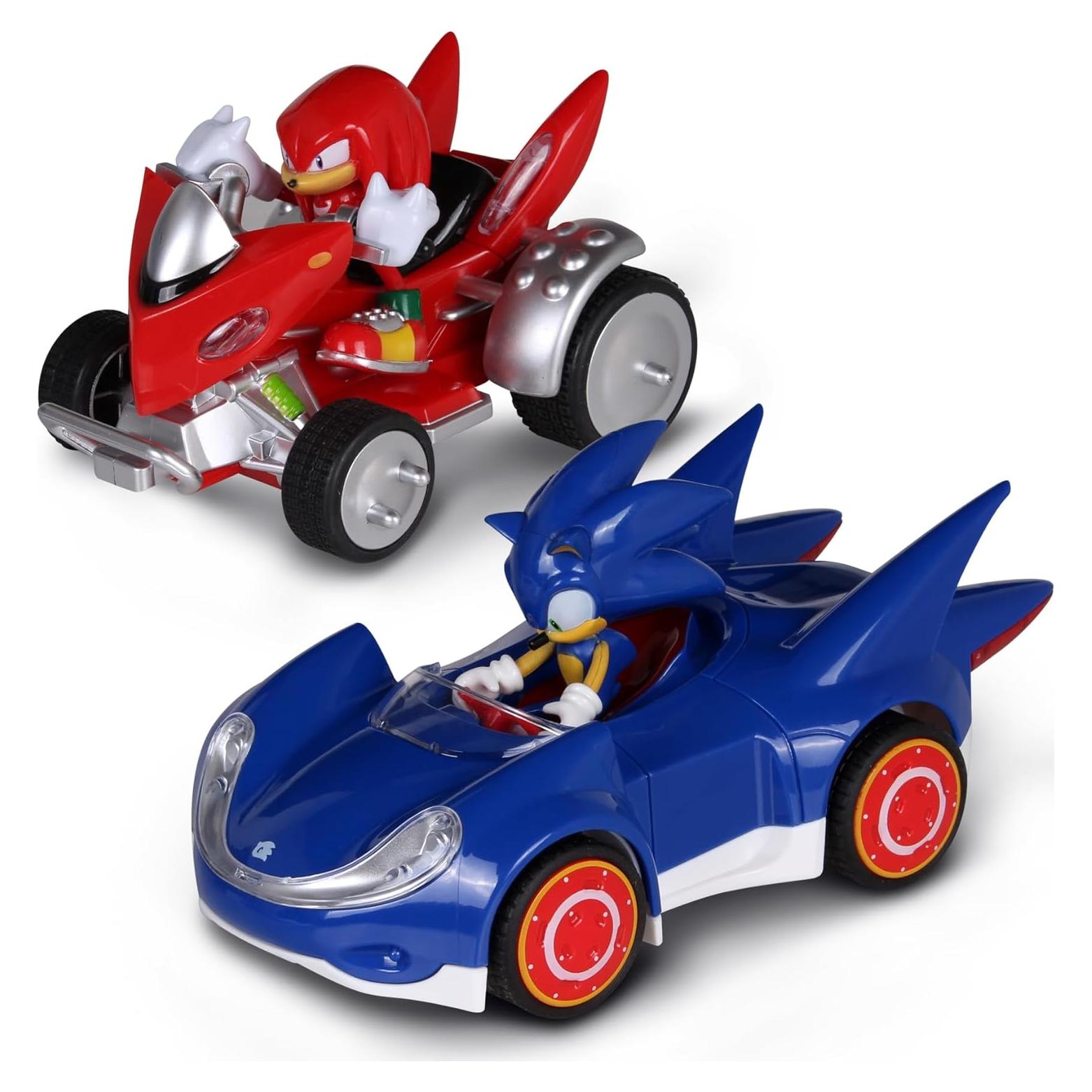 NKOK Sonic The Hedgehog 2-Pack: Sonic y Knuckles Pullback