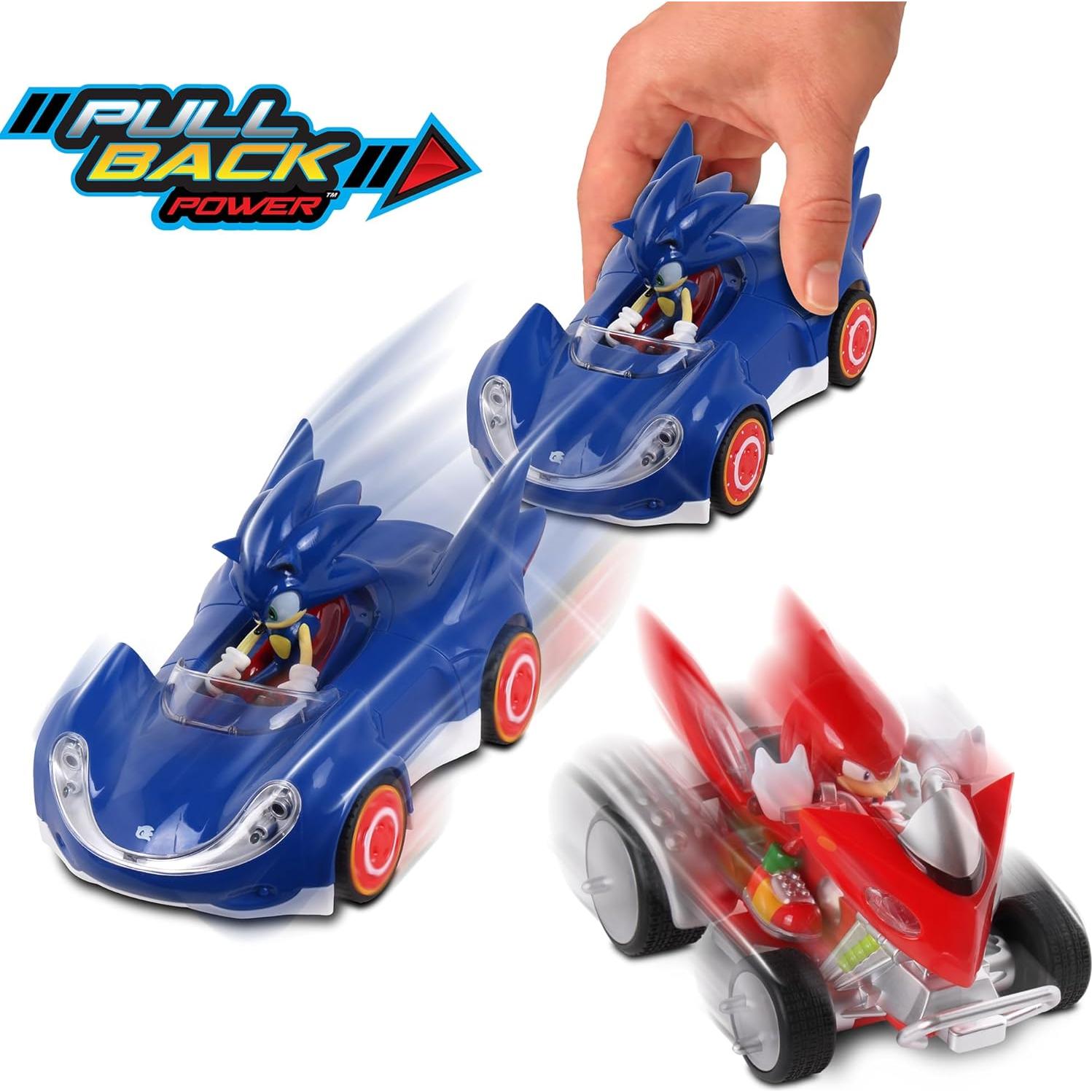 NKOK Sonic The Hedgehog 2-Pack: Sonic y Knuckles Pullback