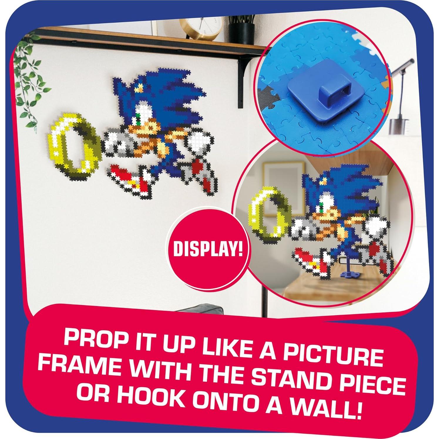 Kit de Manualidades Jixelz Remix TOMY Sonic y Anillo 700 Piezas