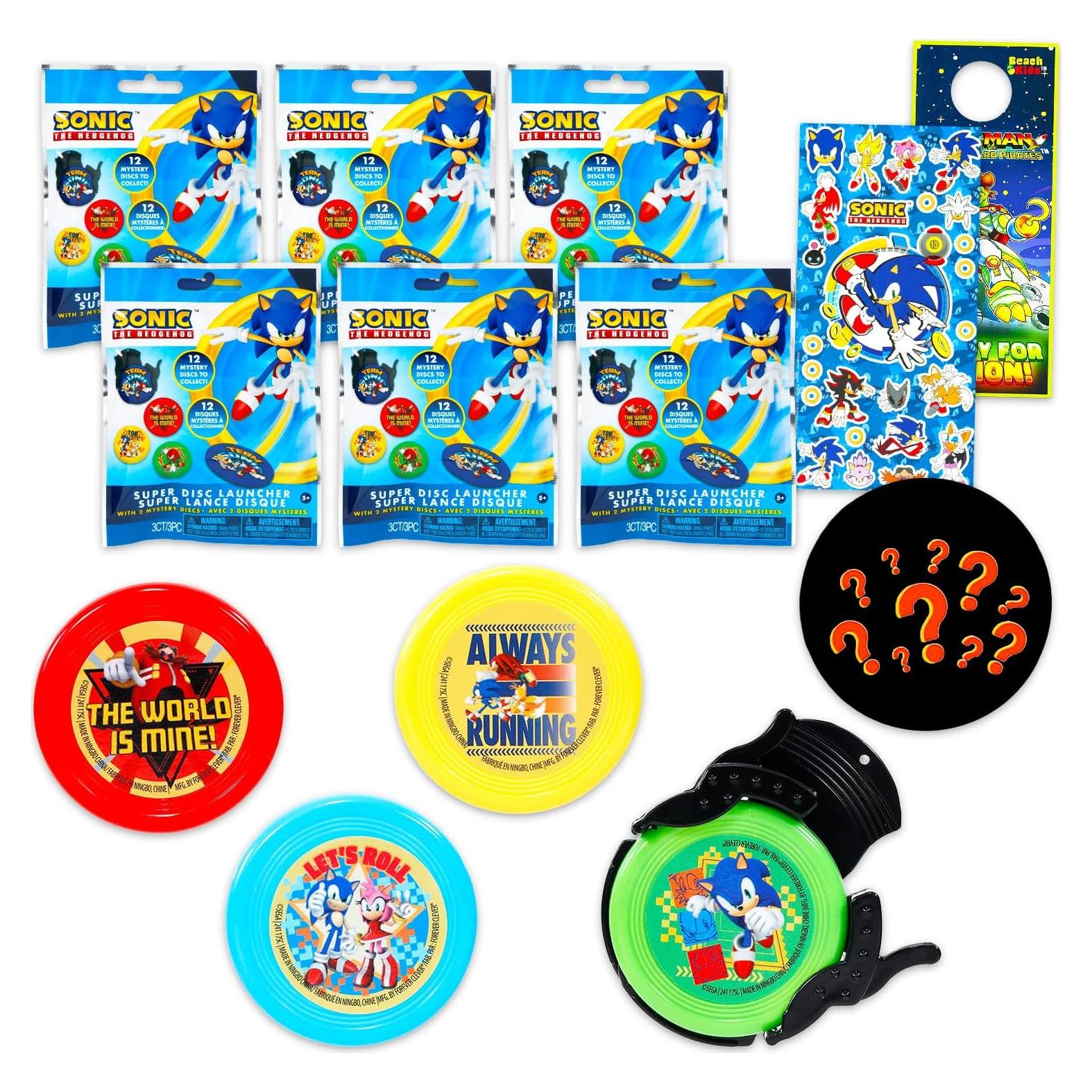 Bolsas Sorpresa Sonic el Erizo - 6 Paquete con Juguetes y Stickers