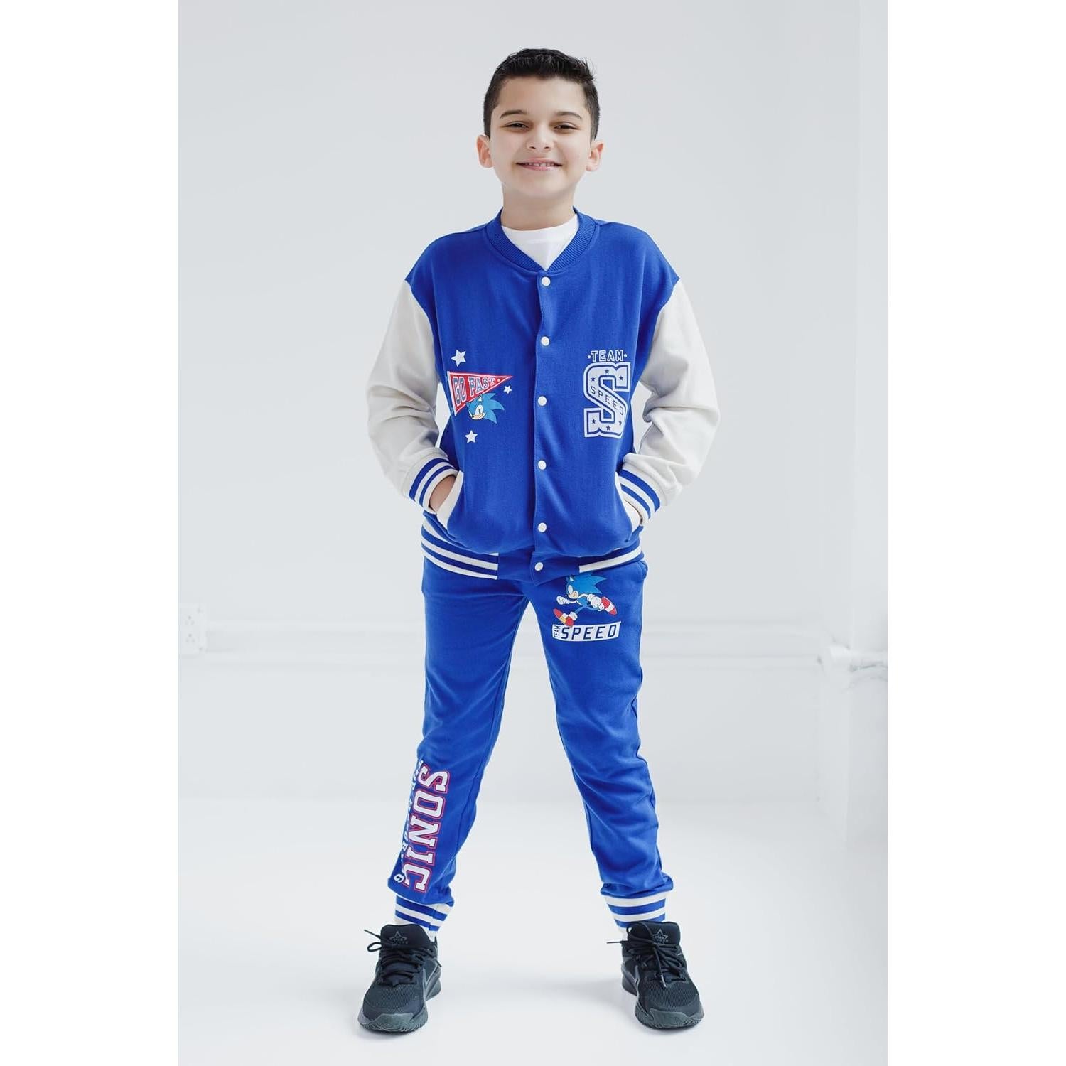 Conjunto Chaqueta y Pantalones Jogger SEGA Sonic Niños 4-16