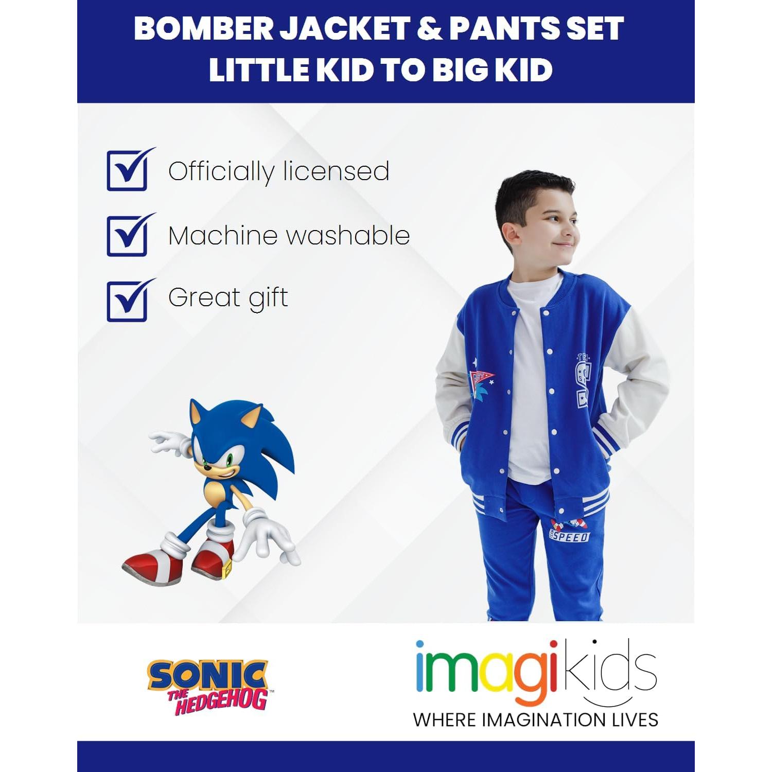 Conjunto Chaqueta y Pantalones Jogger SEGA Sonic Niños 4-16