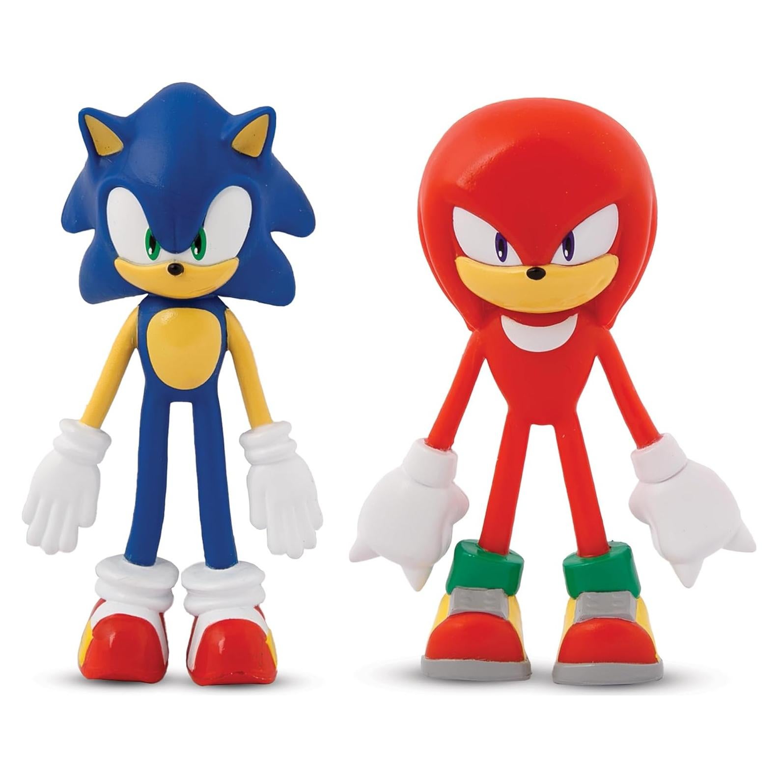 Figuras de Acción TCG Toys FleXfigs Sonic y Knuckles - 2 Piezas
