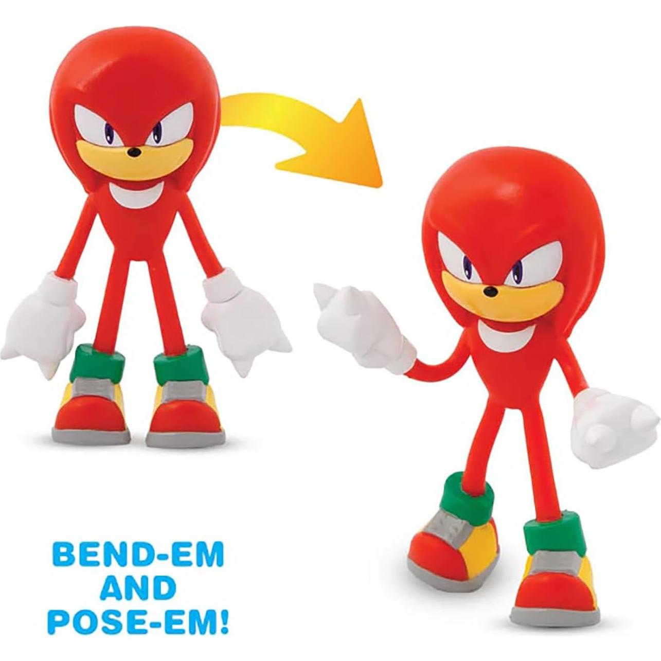 Figuras de Acción TCG Toys FleXfigs Sonic y Knuckles - 2 Piezas