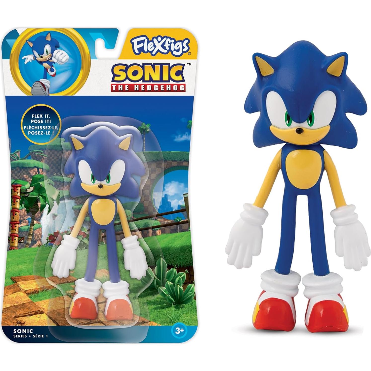 Figuras de Acción TCG Toys FleXfigs Sonic y Knuckles - 2 Piezas