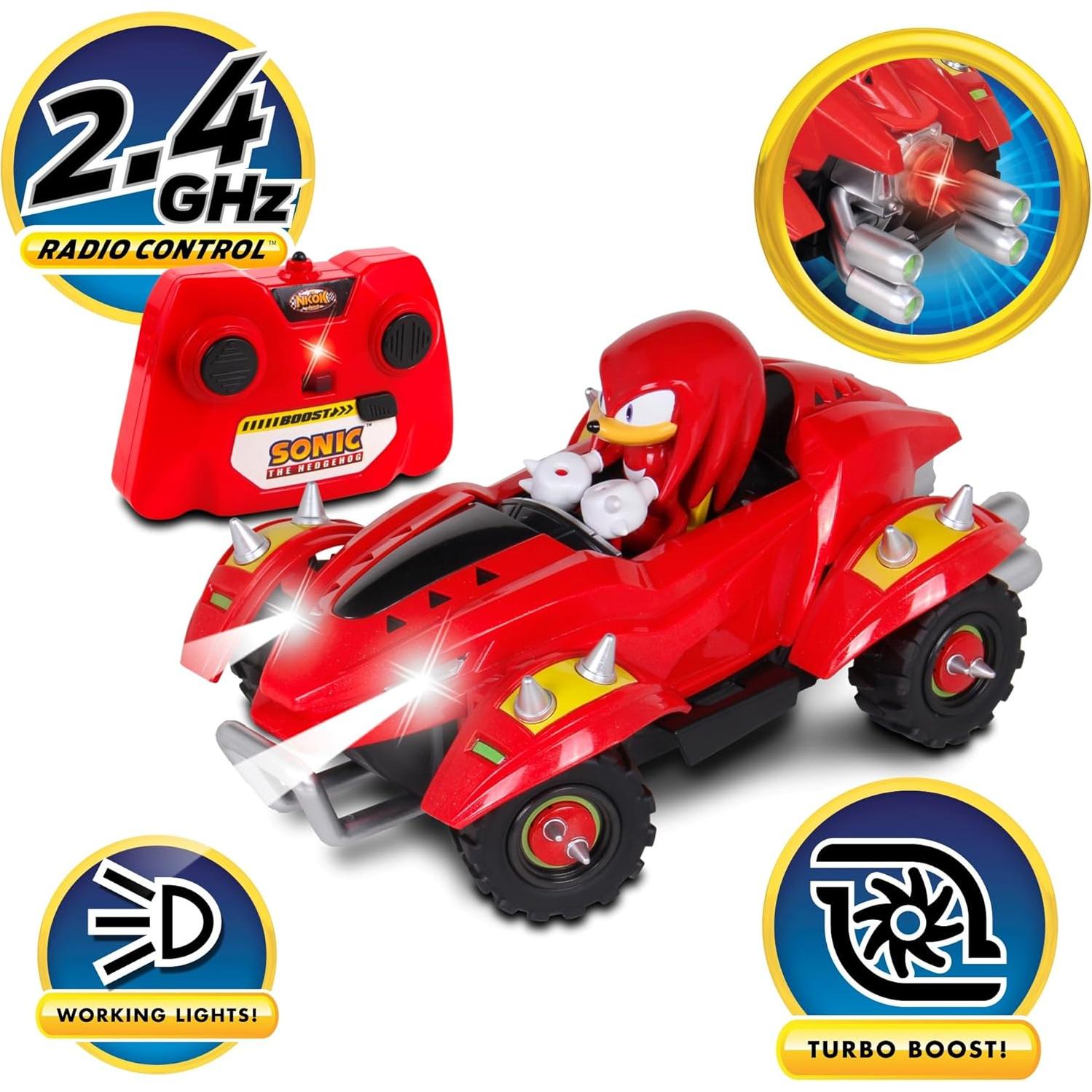 Coche RC Knuckles Sonic Racing 2.4GHz - NKOK - 29.21x13.34cm
