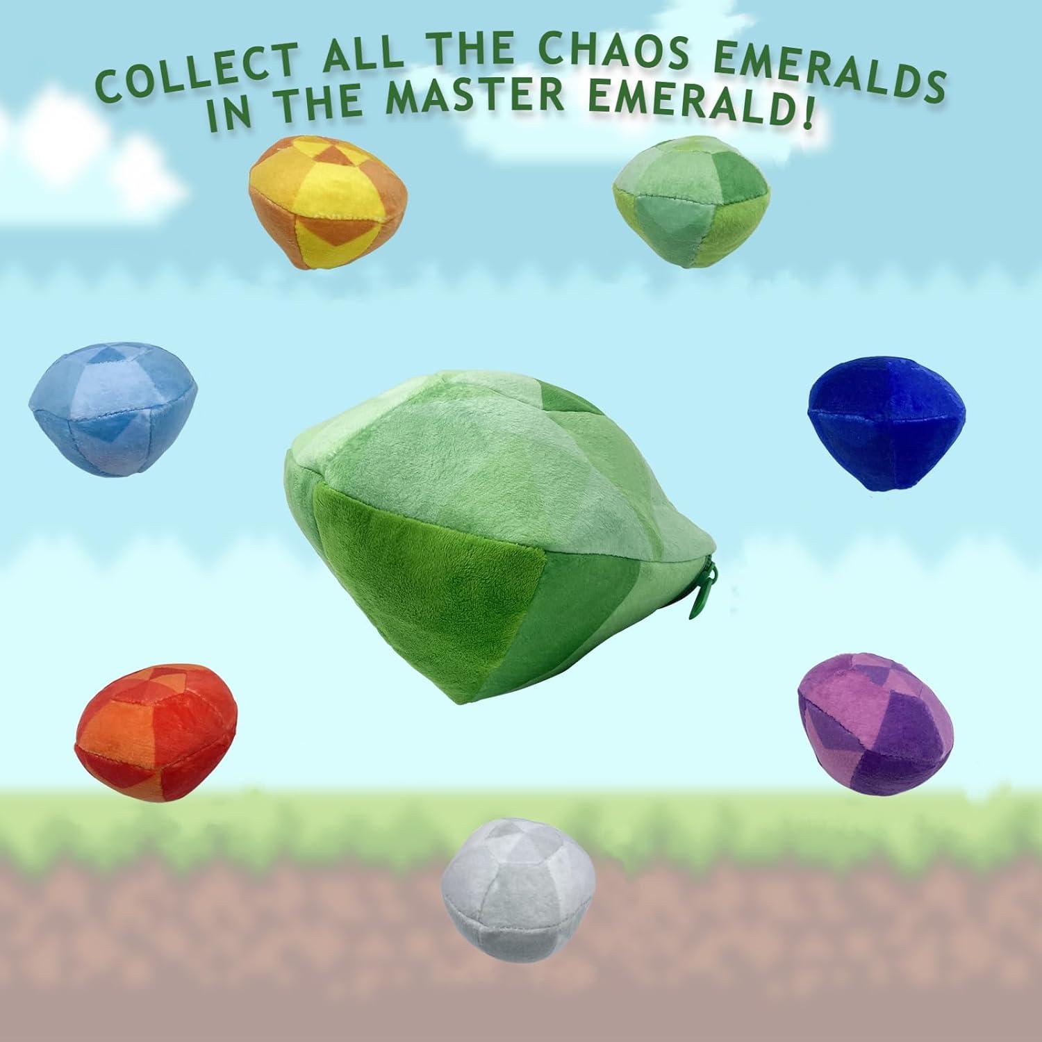 Conjunto de Juguetes de Peluche JDS Toy Store con Esmeralda y 7 Gemas