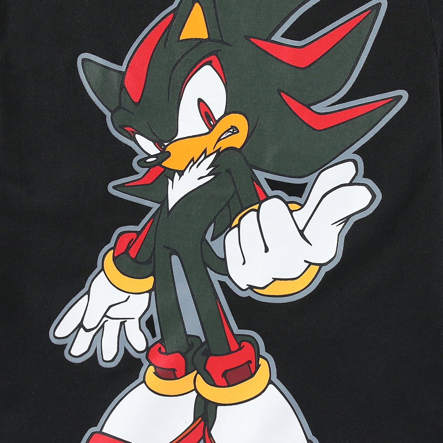 Camisetas de Manga Larga Niños SEGA Sonic Paquete de 4