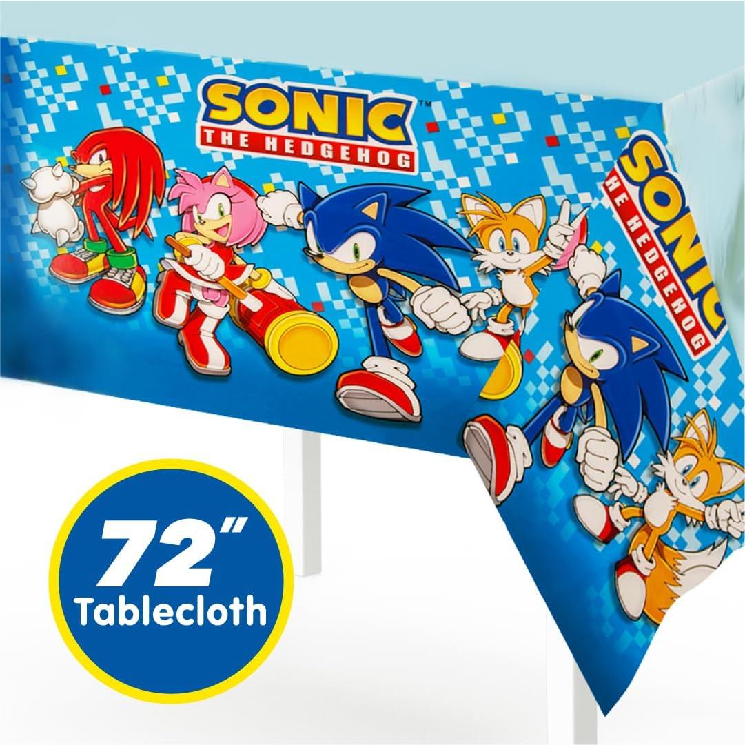 Kit de Fiesta Sonic The Hedgehog - 107 Piezas para 10 Invitados