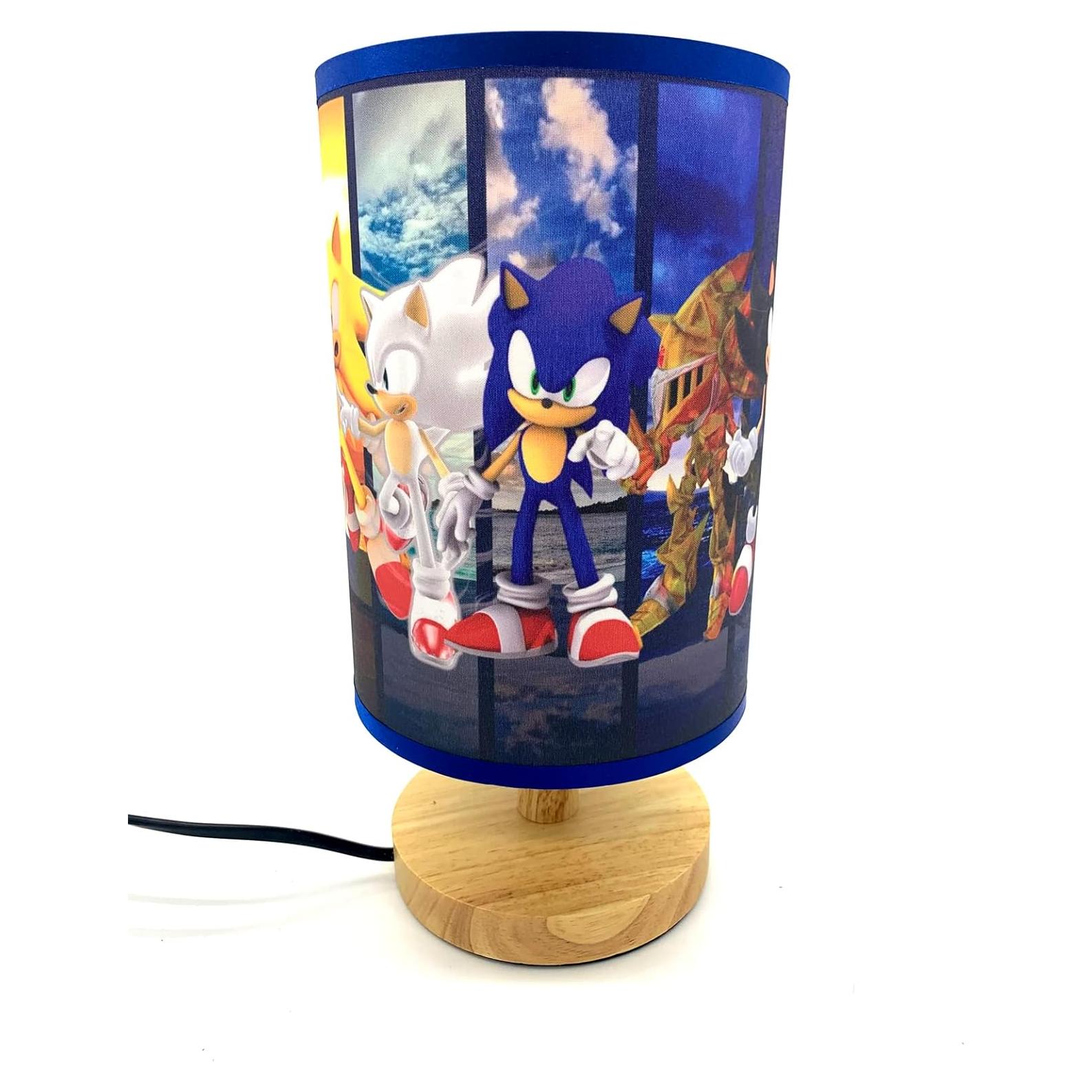 Lámpara de Mesa LED TL-001 con Base de Madera 23x15 cm