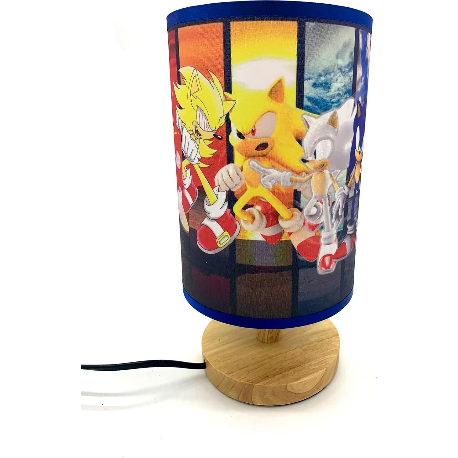 Lámpara de Mesa LED TL-001 con Base de Madera 23x15 cm