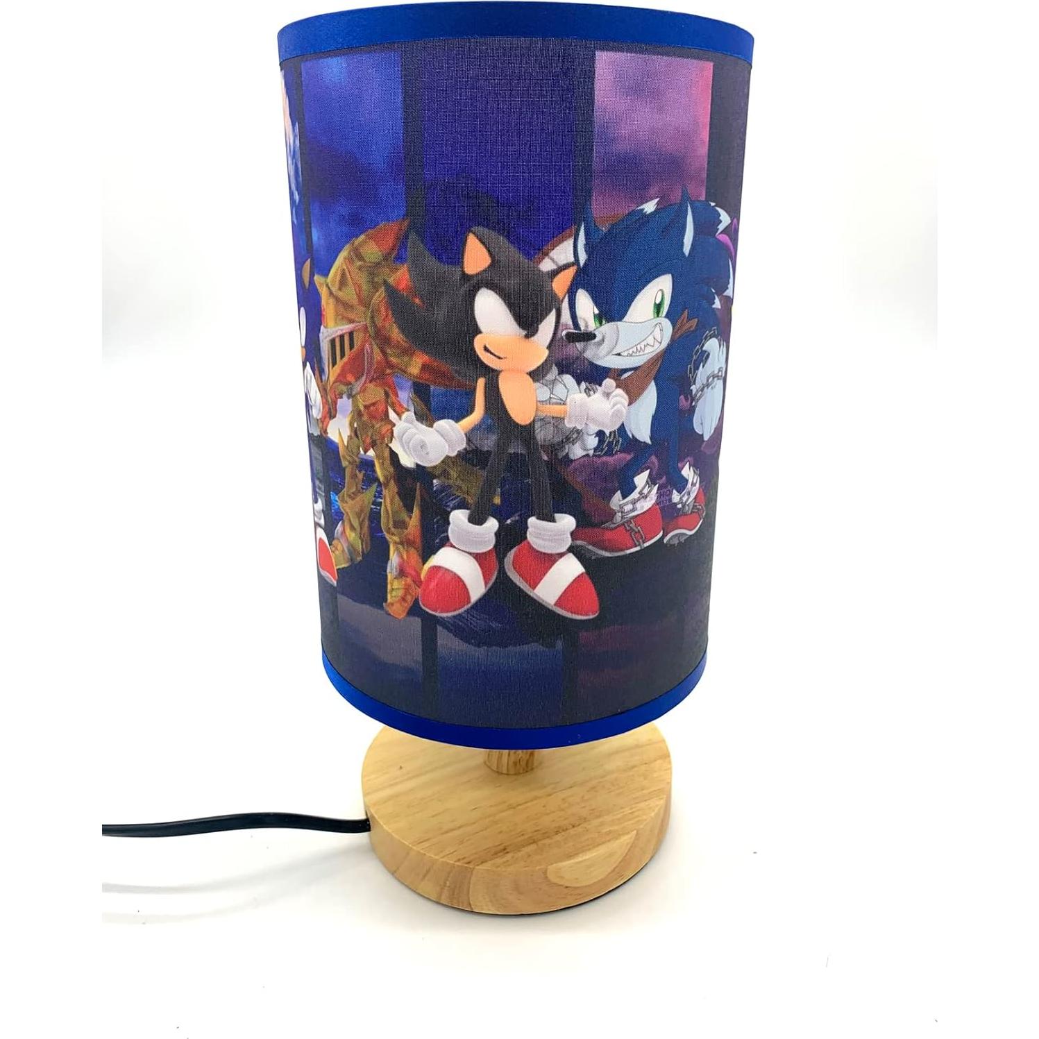 Lámpara de Mesa LED TL-001 con Base de Madera 23x15 cm