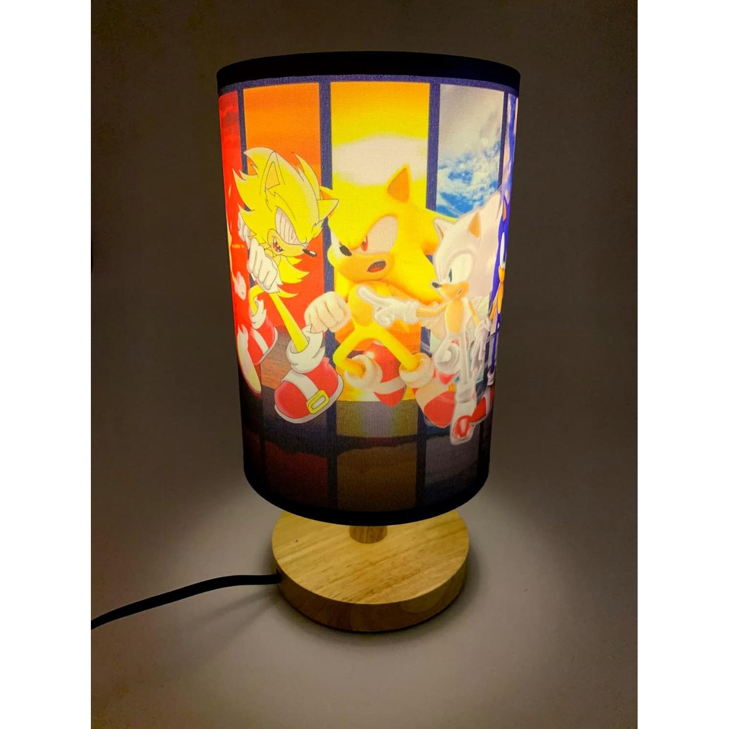 Lámpara de Mesa LED TL-001 con Base de Madera 23x15 cm