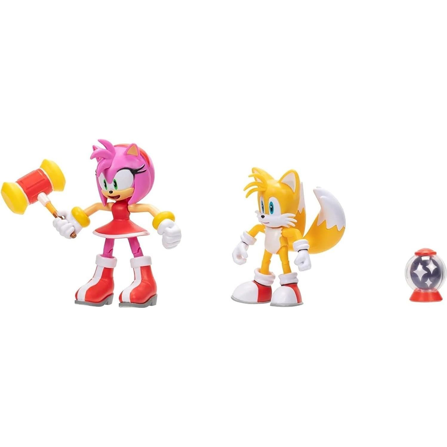 Figura de Acción Sonic the Hedgehog 2 Pack - Tails y Amy