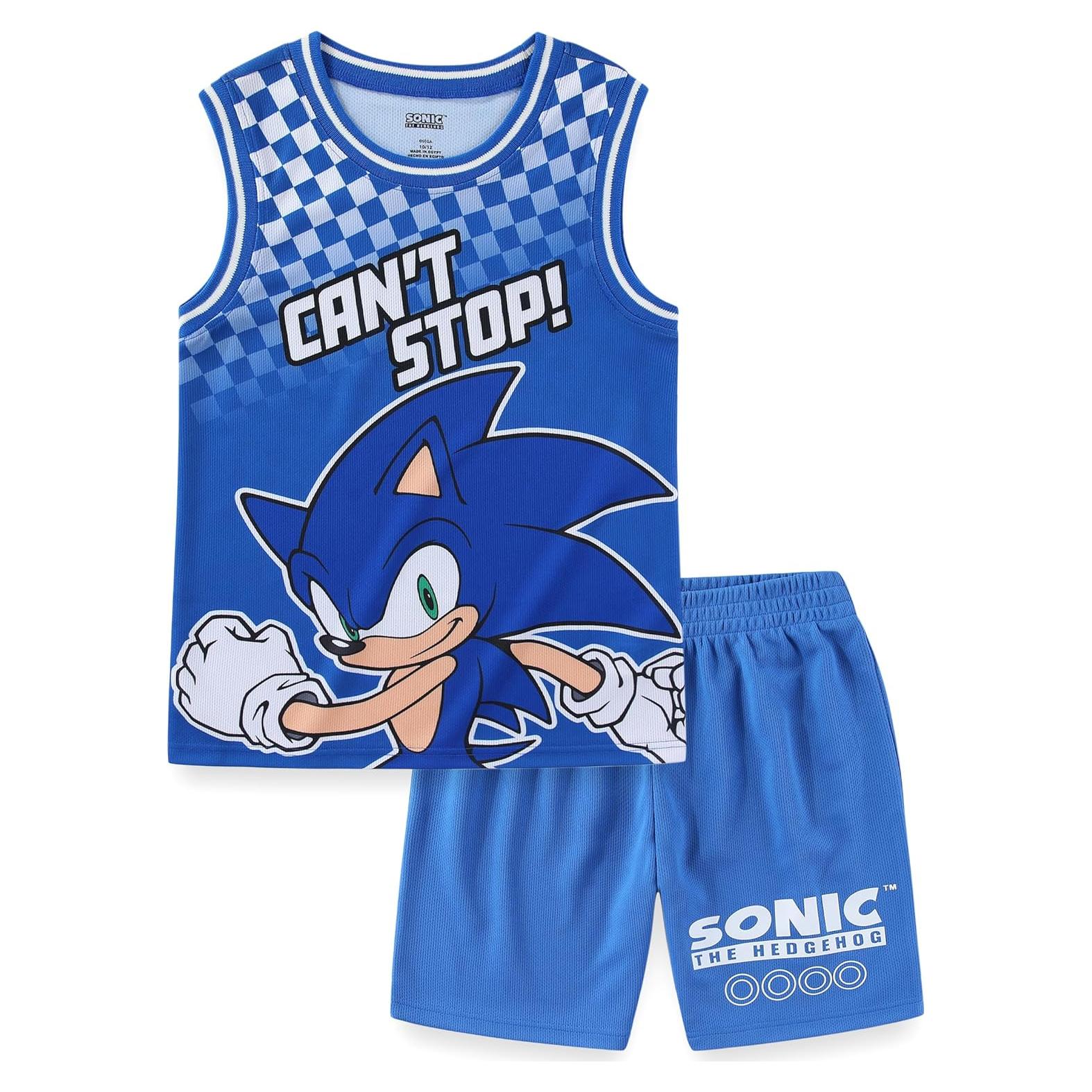 Conjunto Camiseta y Pantalones Cortos SEGA Sonic Niños 6A