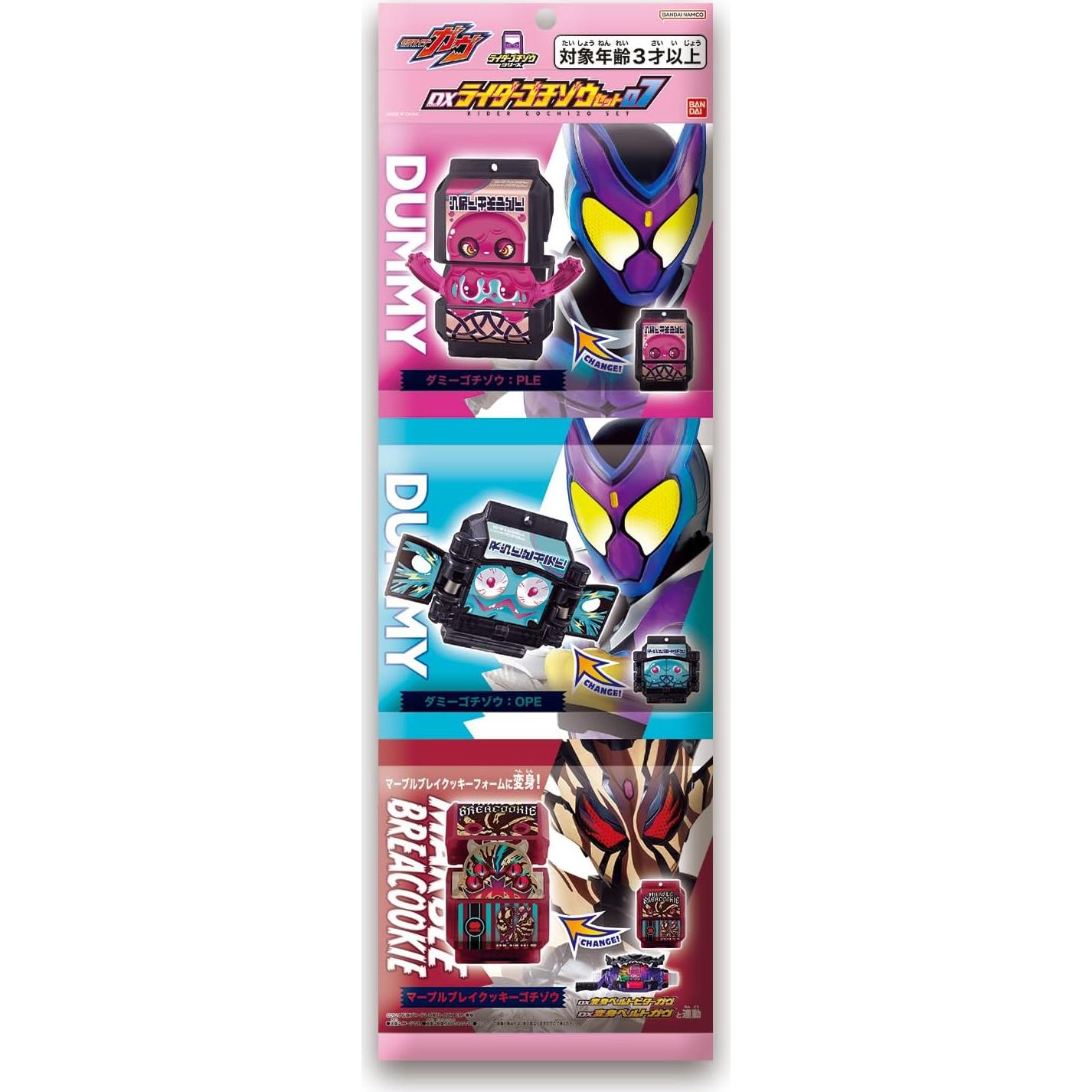 Set DX Rider Gochizou 07 Kamen Rider BANDAI - 3 años+