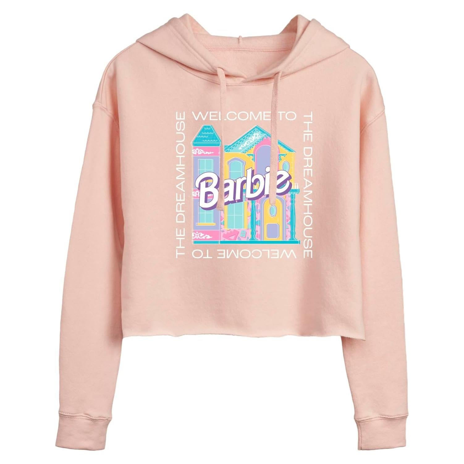 Sudadera Cortada para Mujeres Barbie - Casa de los Sueños Rosa
