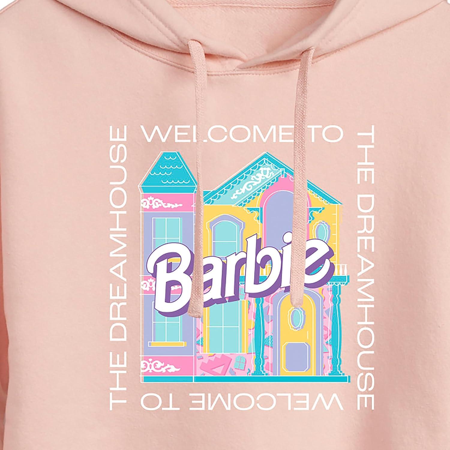 Sudadera Cortada para Mujeres Barbie - Casa de los Sueños Rosa