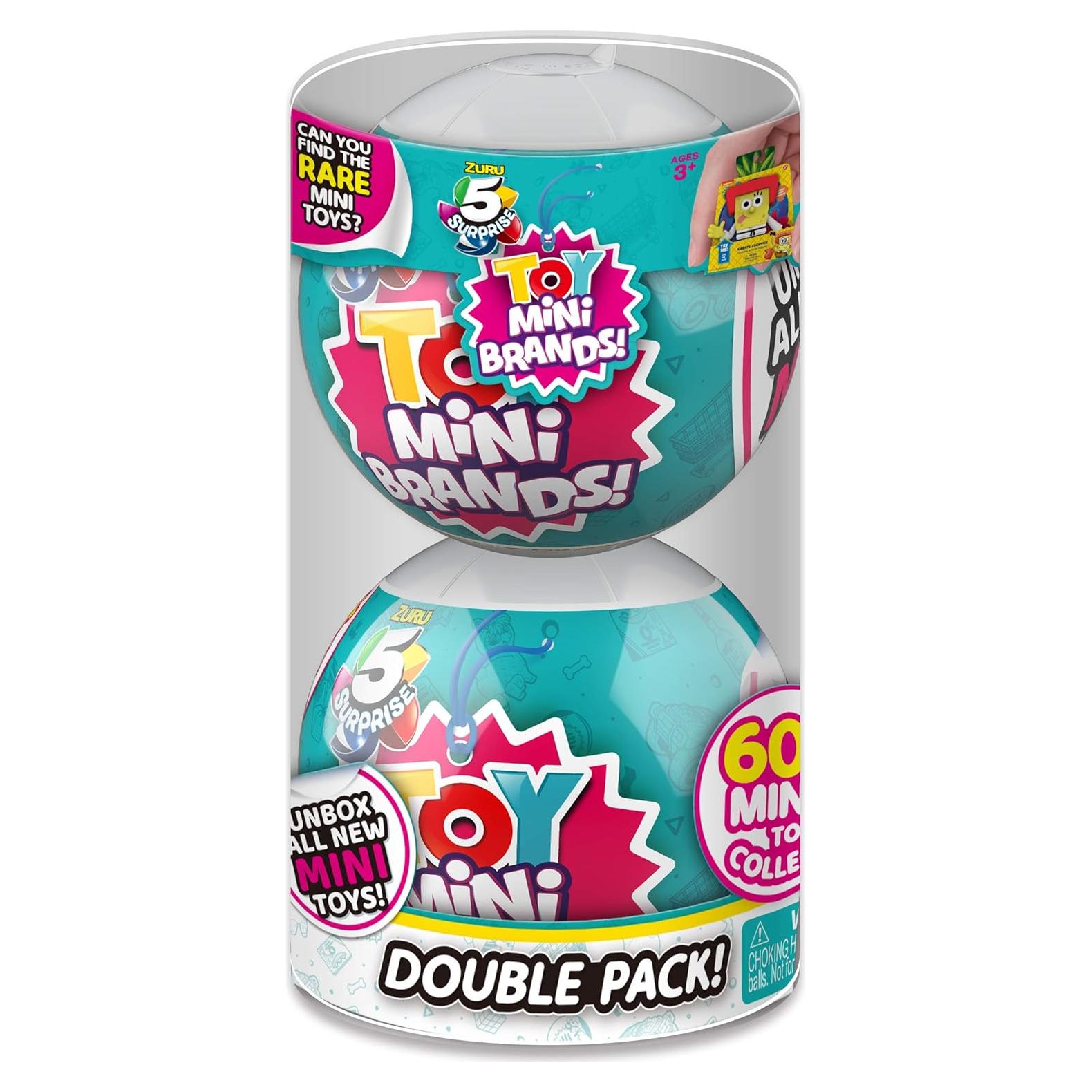 5 Sorpresa Mini Marcas ZURU Serie 1 - 2 Cápsulas Coleccionables