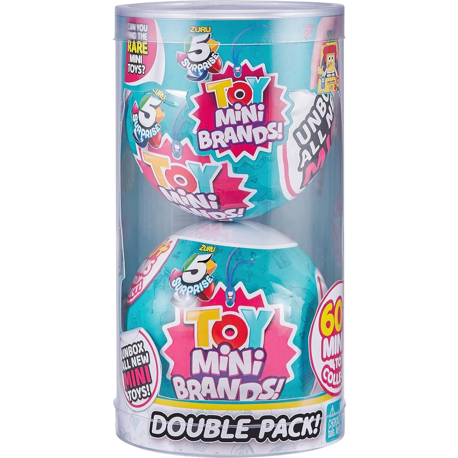 5 Sorpresa Mini Marcas ZURU Serie 1 - 2 Cápsulas Coleccionables