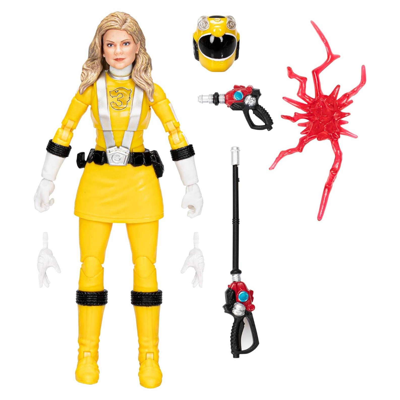 Figura de Acción Power Rangers RPM Ranger Amarillo 15 cm