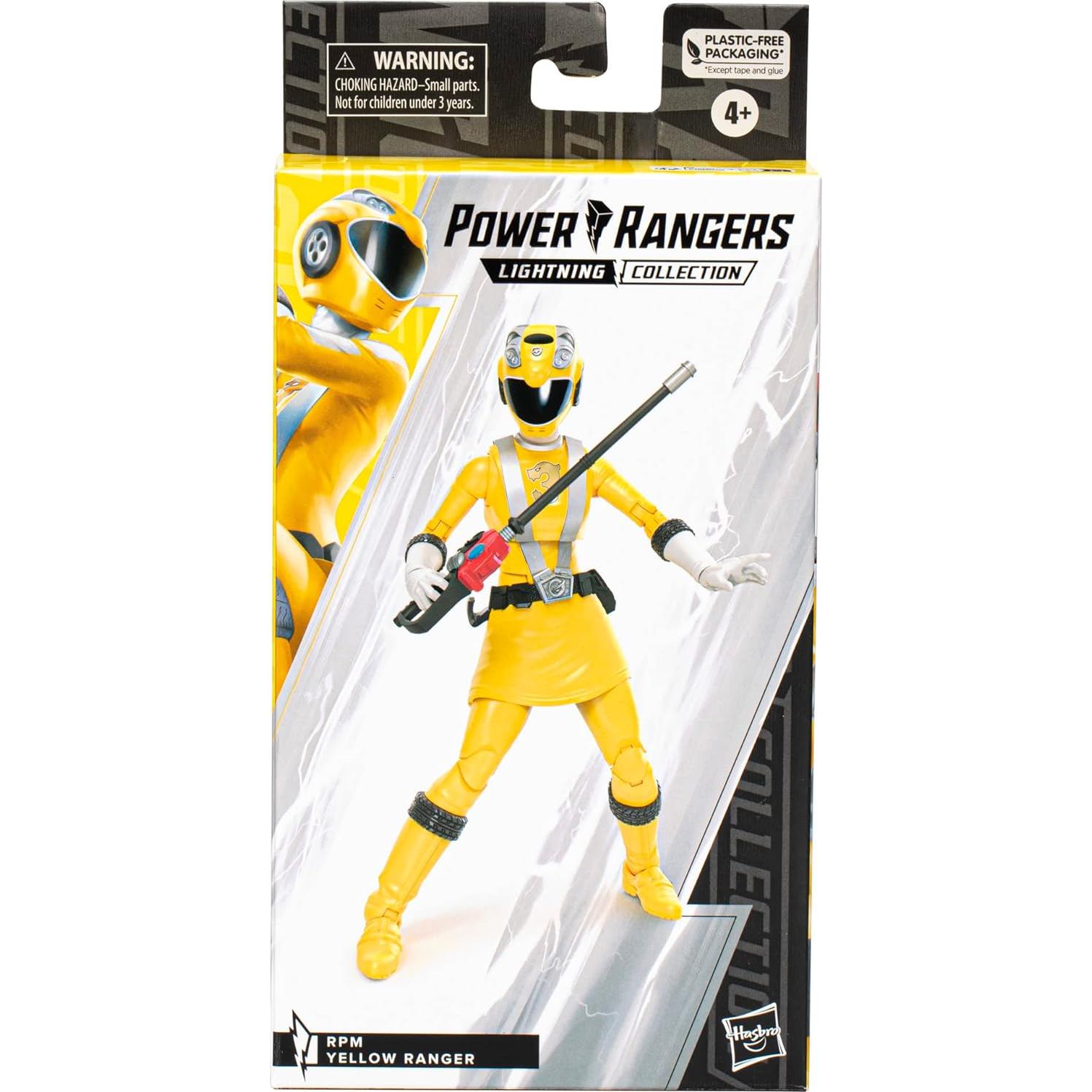 Figura de Acción Power Rangers RPM Ranger Amarillo 15 cm