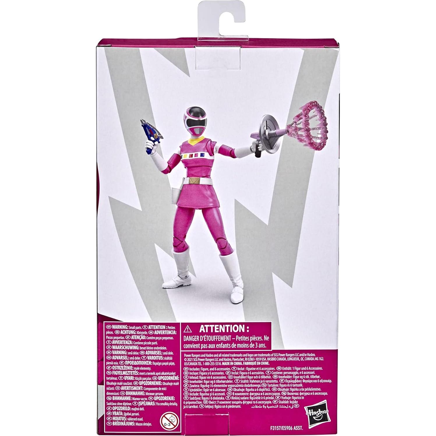 Figura de Acción Ranger Rosa del Espacio Hasbro 15 cm con Accesorios