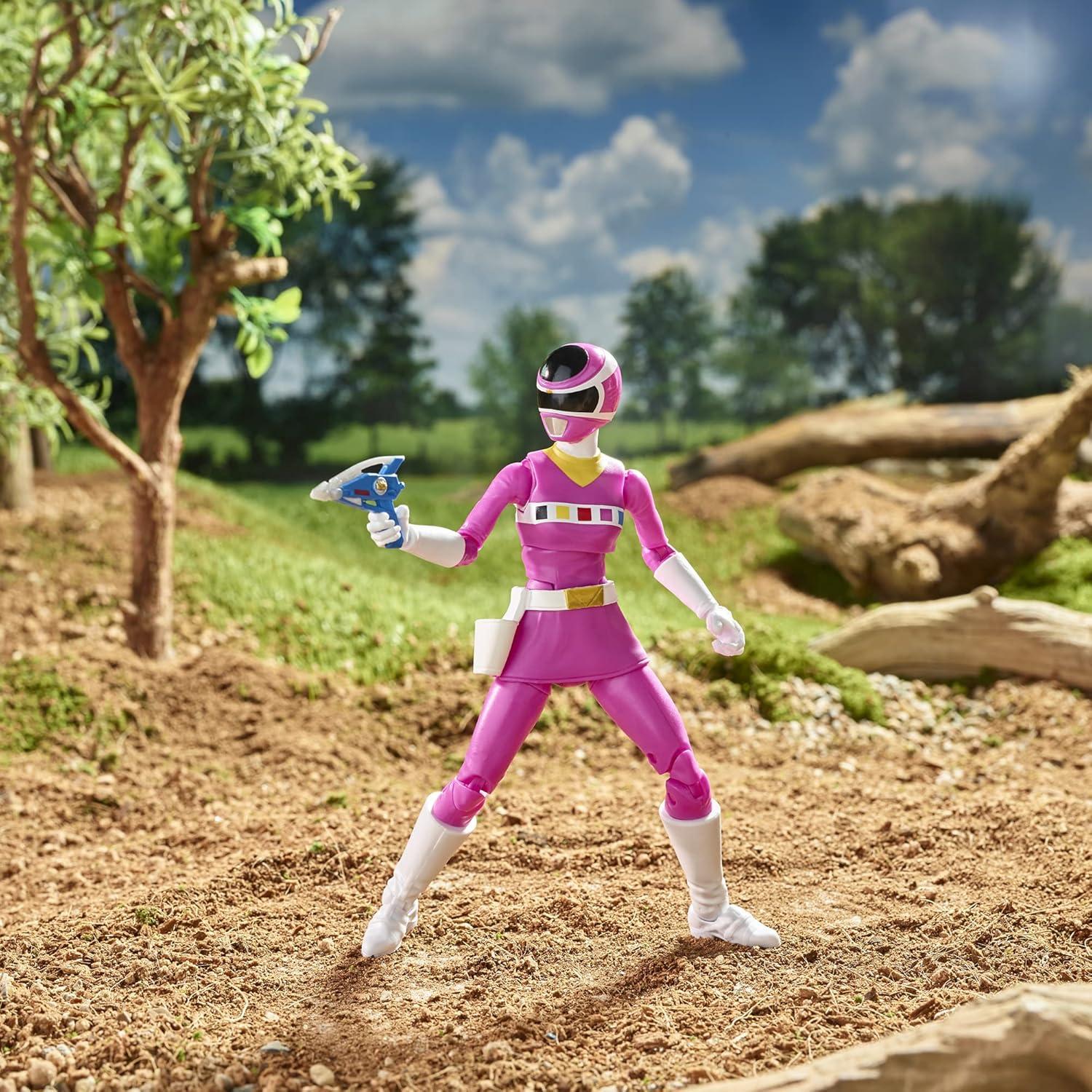 Figura de Acción Ranger Rosa del Espacio Hasbro 15 cm con Accesorios