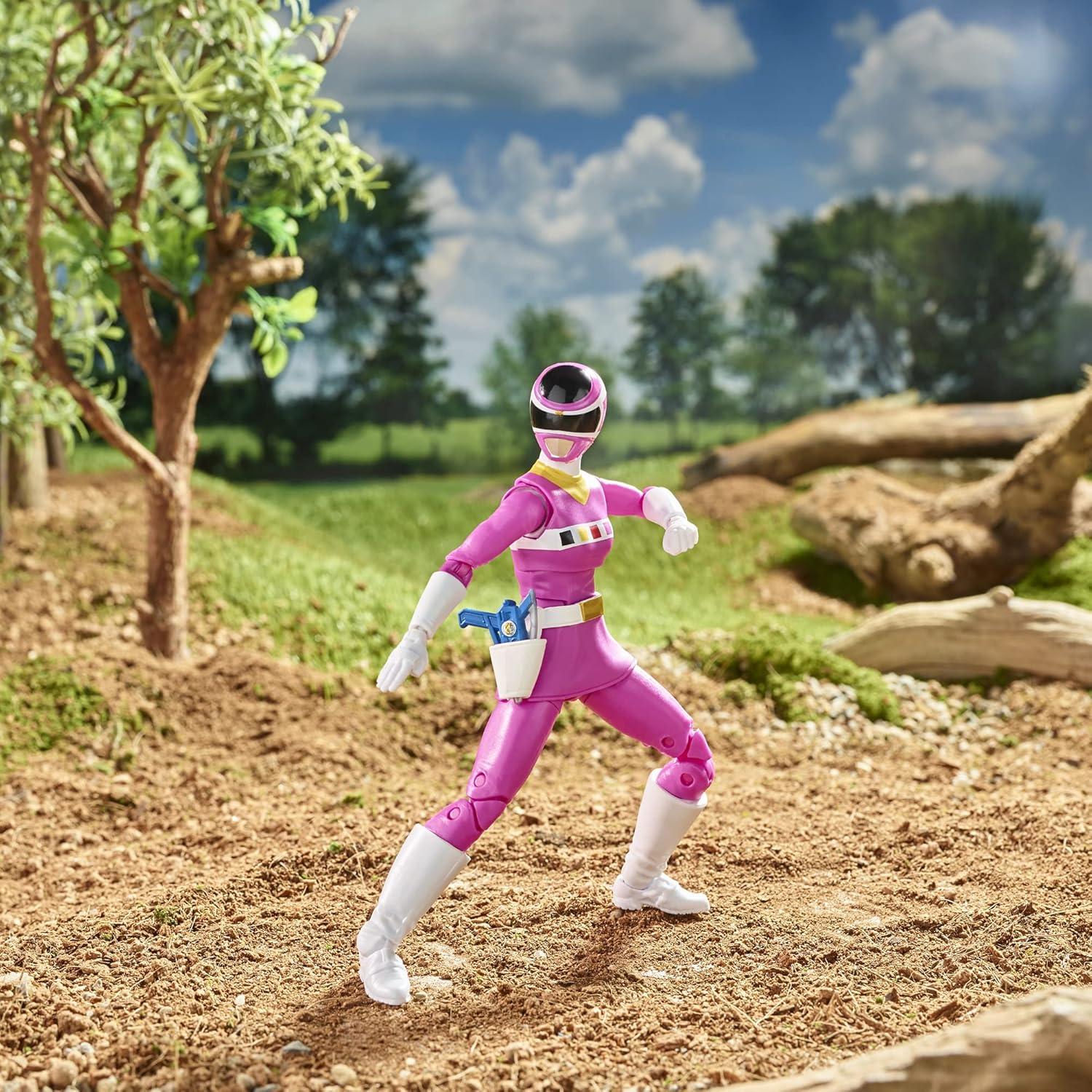 Figura de Acción Ranger Rosa del Espacio Hasbro 15 cm con Accesorios