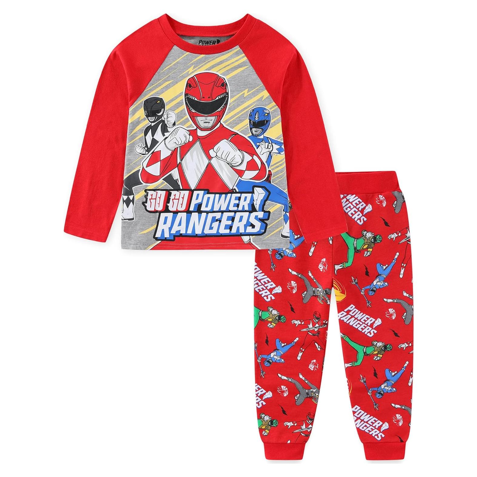 Conjunto de Camiseta y Pantalones Power Rangers Niños 2 Piezas