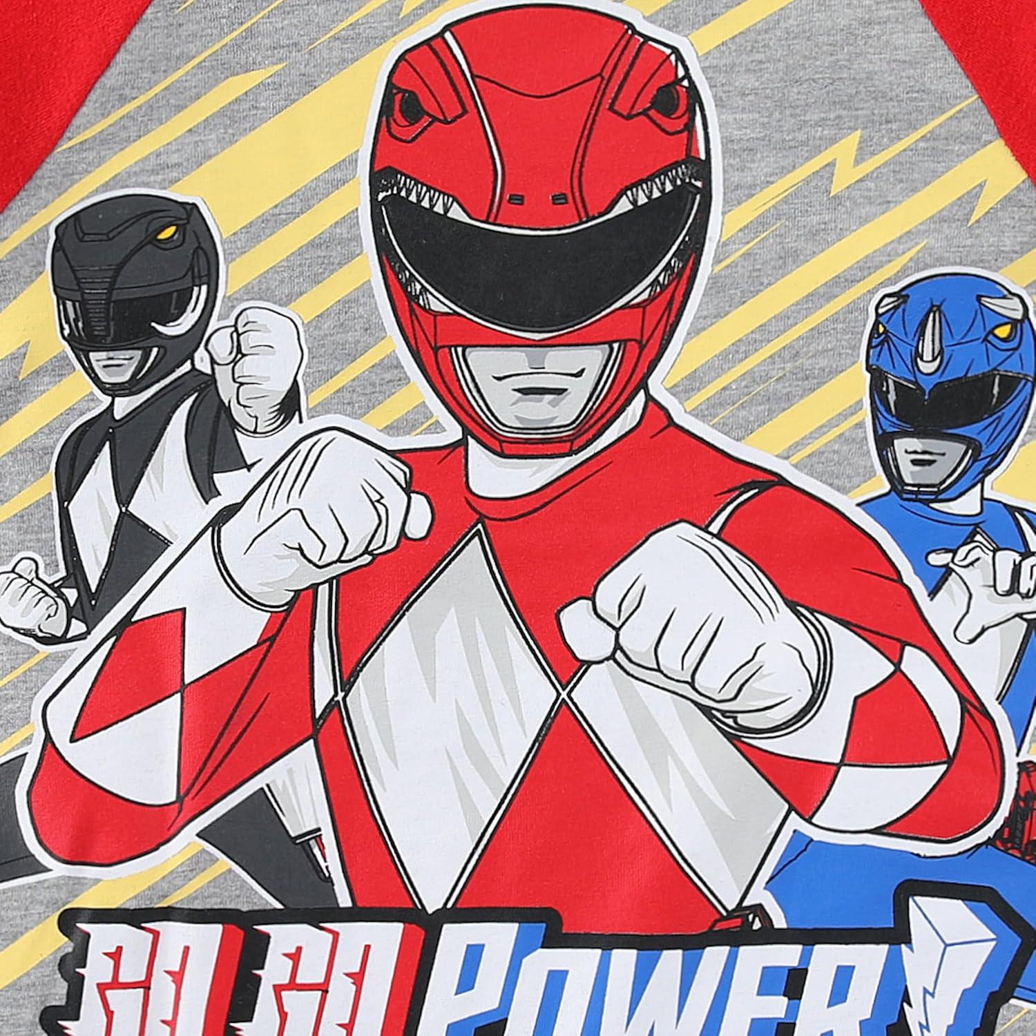 Conjunto de Camiseta y Pantalones Power Rangers Niños 2 Piezas