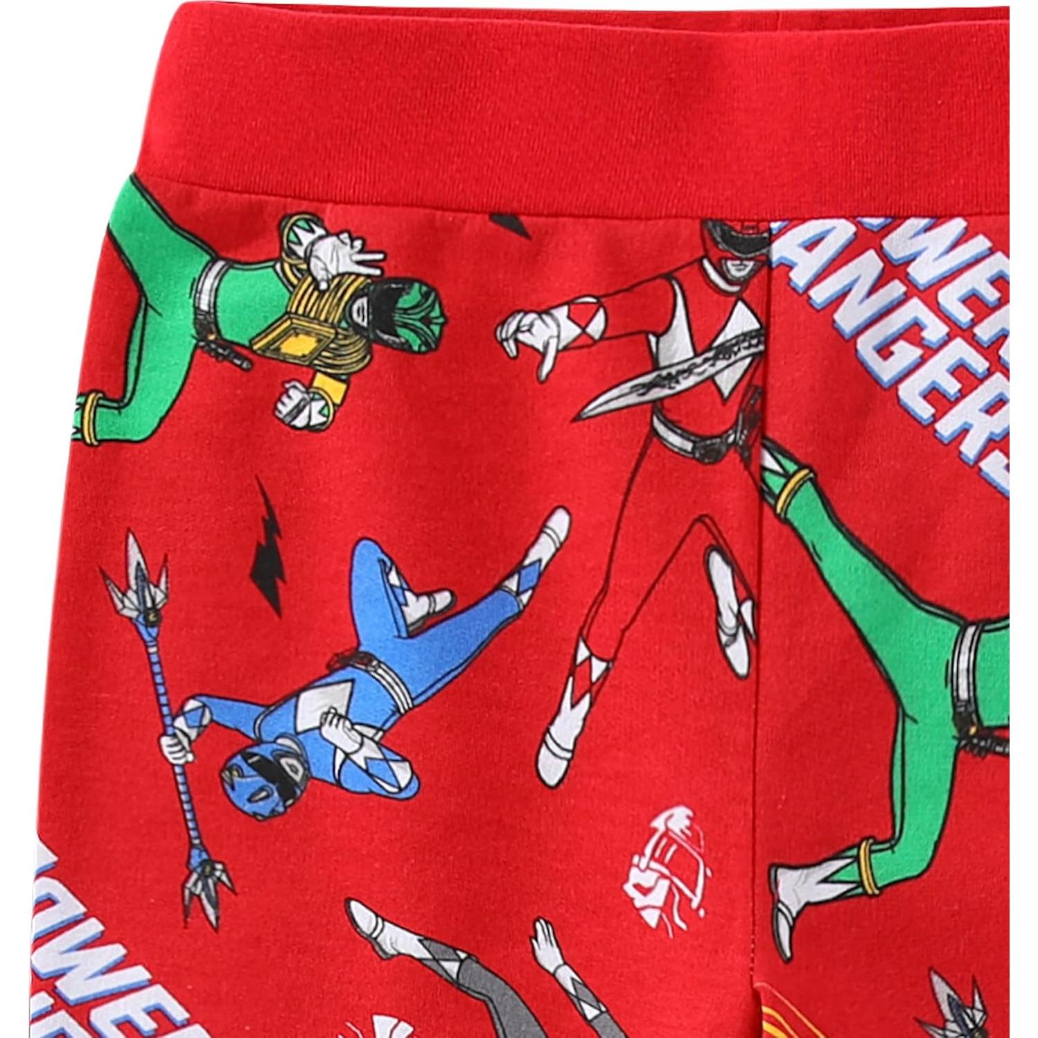 Conjunto de Camiseta y Pantalones Power Rangers Niños 2 Piezas