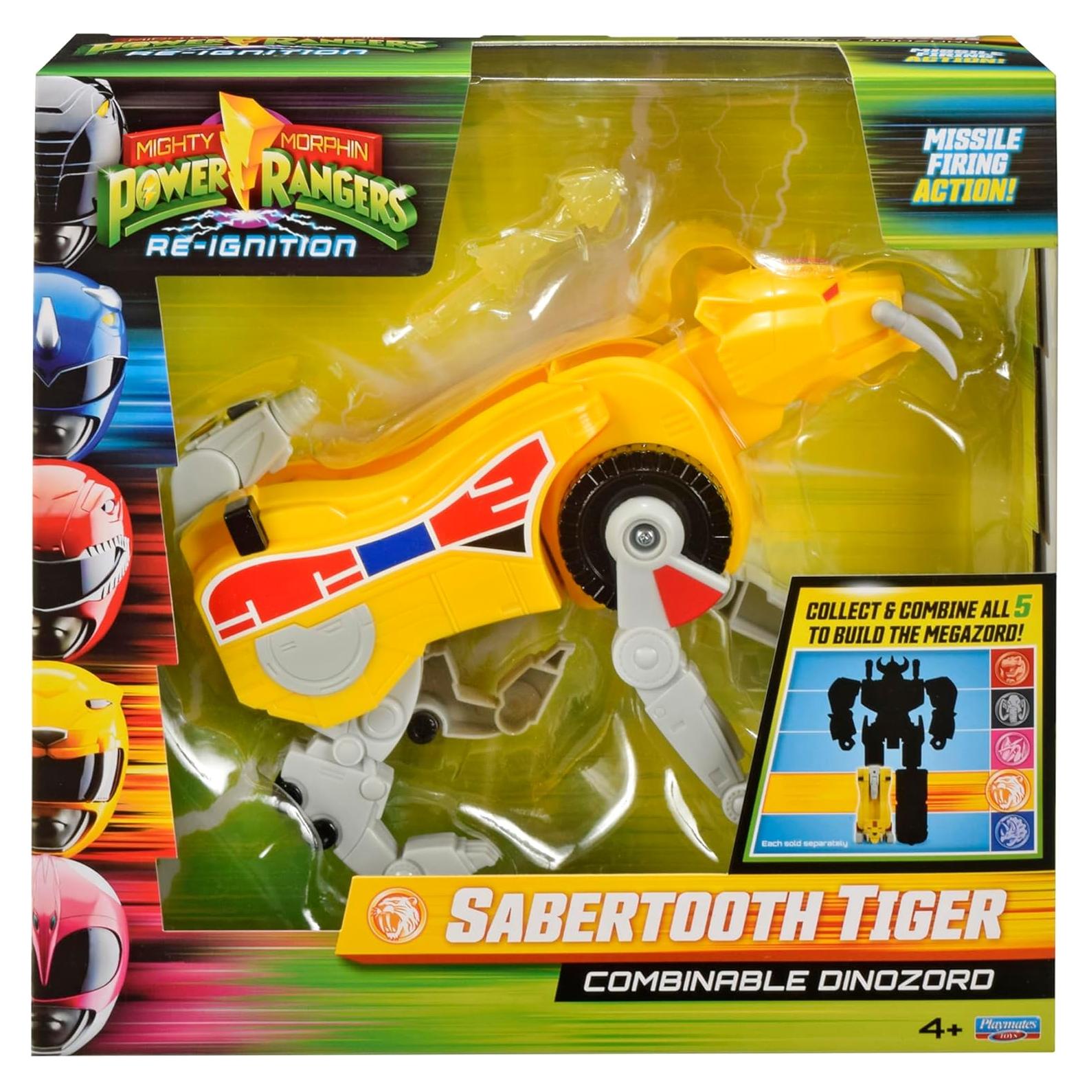 Dinozord Tigre Dientes de Sable Playmates 20.6 cm
