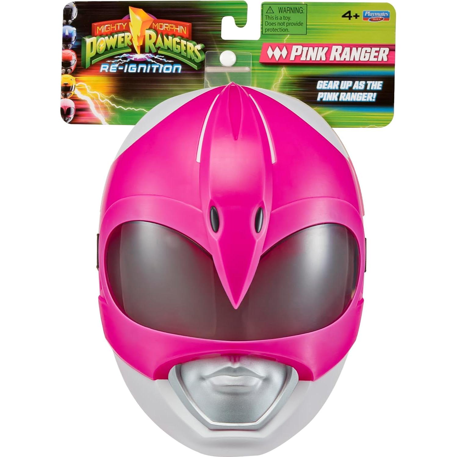 Máscara de Juego de Rol Power Rangers Rosa Playmates Toys
