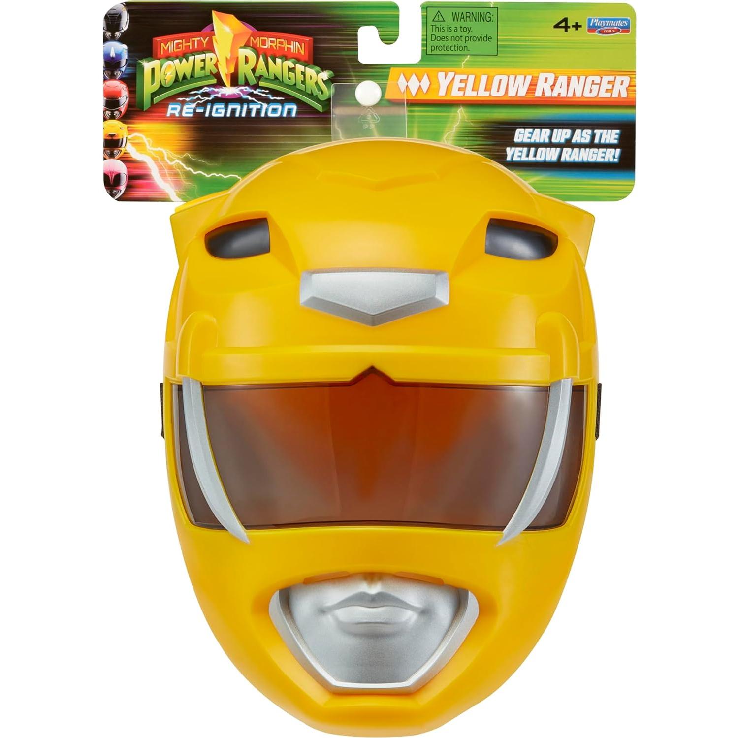 Máscara de Juego de Rol Ranger Amarillo Playmates Toys