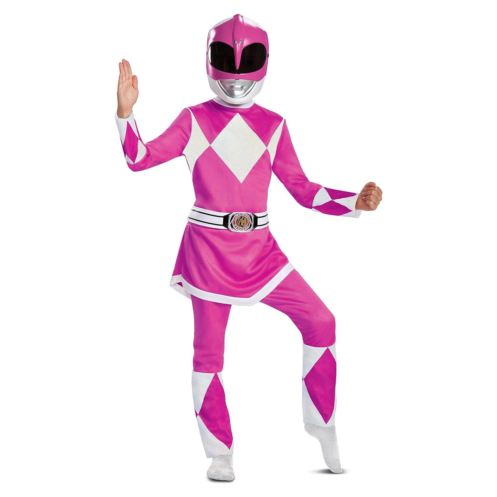 Disfraz Ranger Rosa Power Rangers Niña Talla 4-6 años