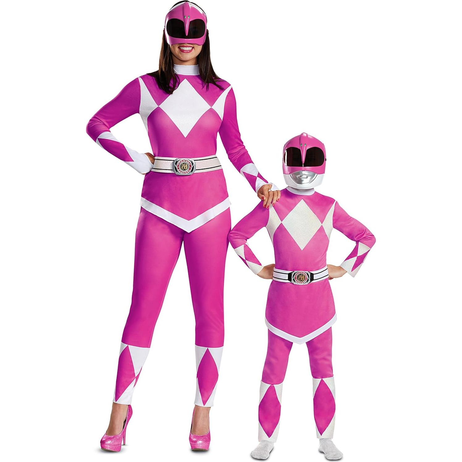 Disfraz Ranger Rosa Power Rangers Niña Talla 4-6 años