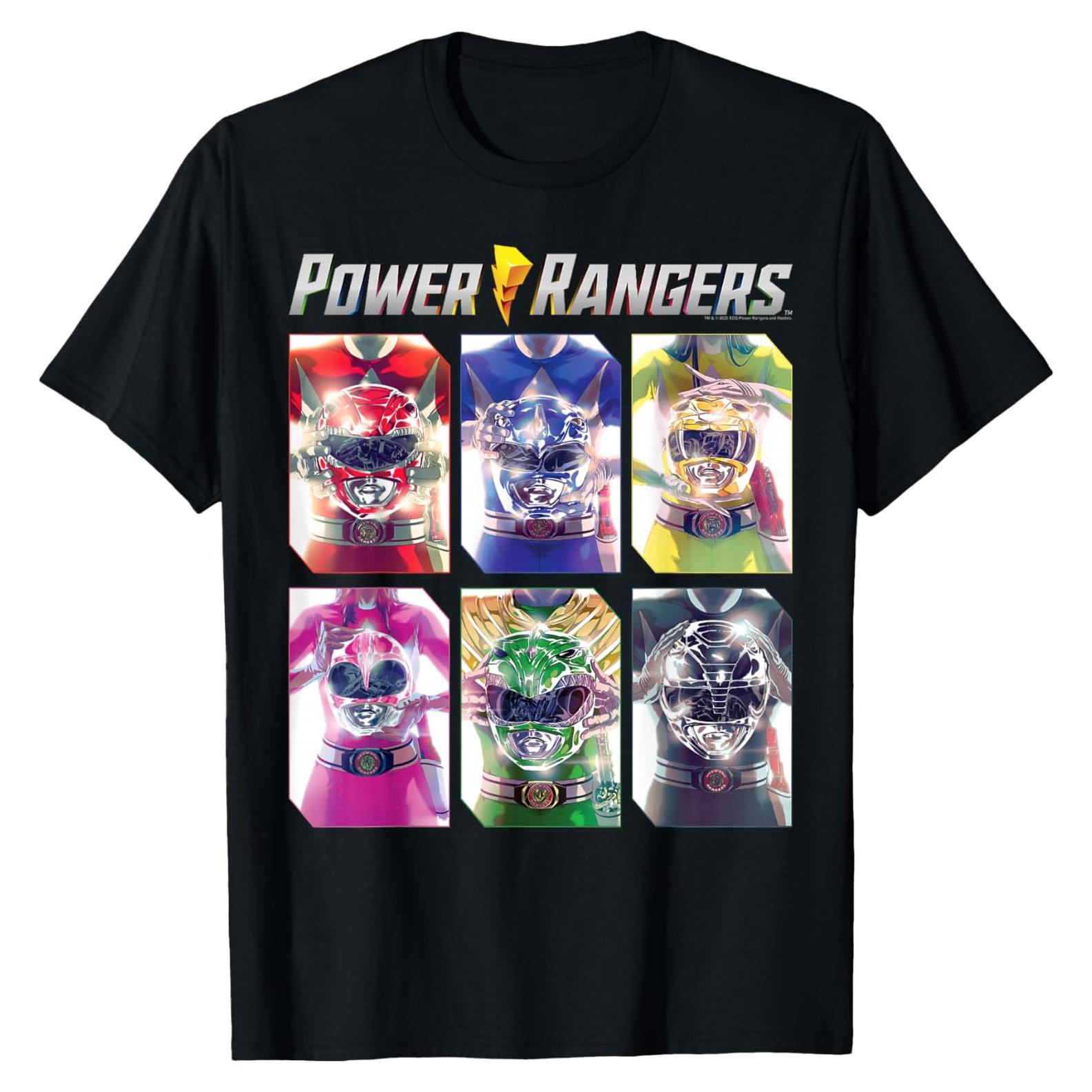 Camiseta gráfica Power Rangers para hombres - 20HBPR00043A-003
