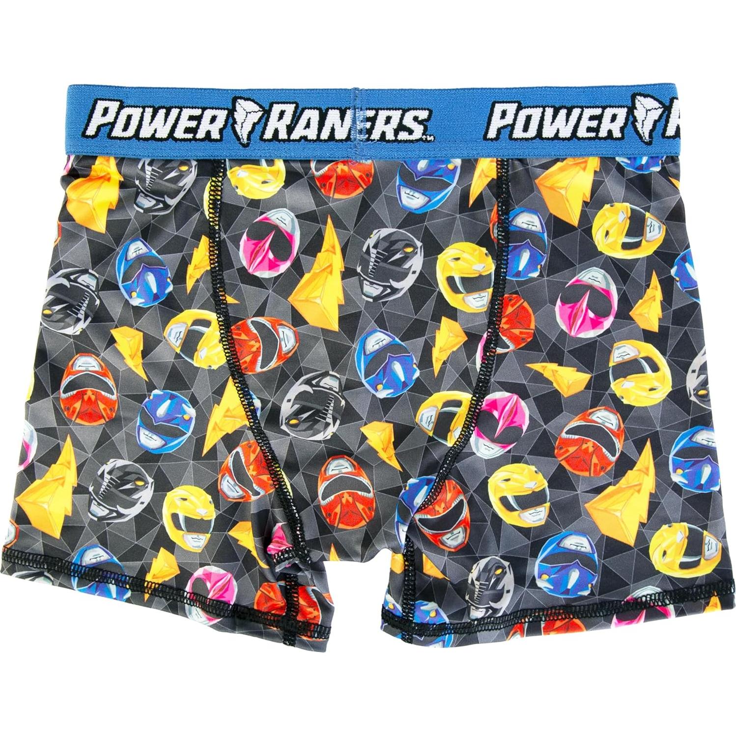 Calzoncillos Deportivos Power Rangers 7pk + Juguete Gratis - Talla 2-3T