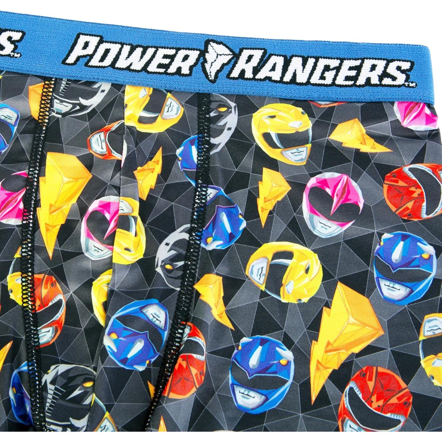 Calzoncillos Deportivos Power Rangers 7pk + Juguete Gratis - Talla 2-3T