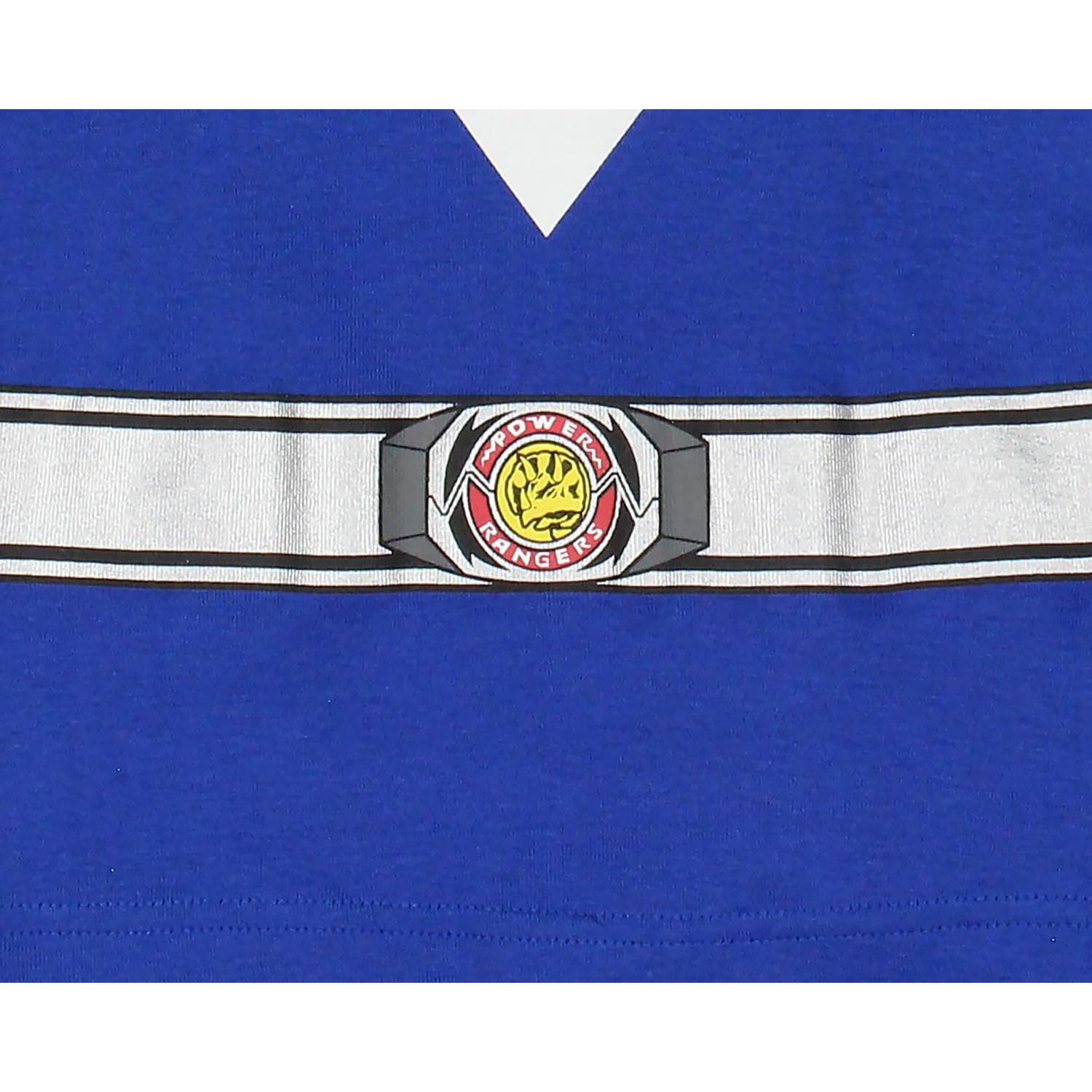 Pijamas Power Rangers Niños Intimo 2T Azul Ajustados