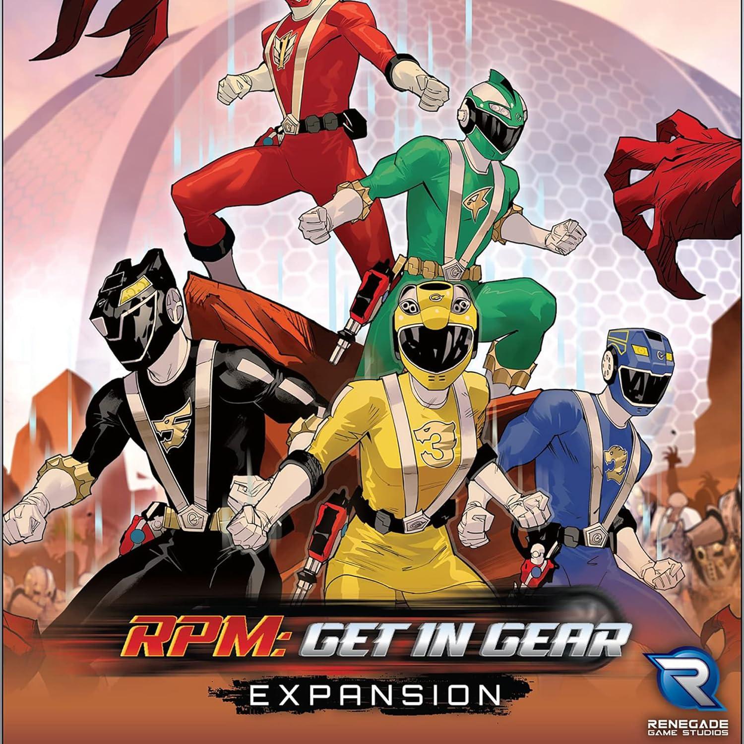 Juego de Construcción de Mazos Power Rangers RPM - Expansión Get in Gear